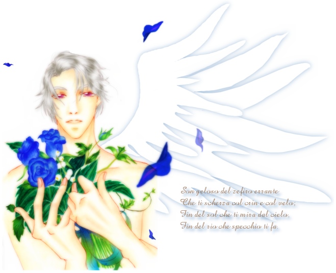 青薔薇の天使